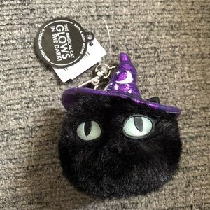 NWT Bath and Body Works Furry Black Cat Pocketbac Holder